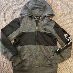 BOYS HURLEY ZIP UP DRI TECH